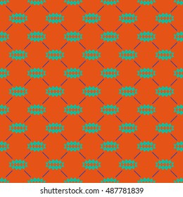 Oval of rhombuses, line seamless pattern. Fashion graphic background design. Modern stylish abstract color texture. Template for prints, textiles, wrapping, wallpaper, website VECTOR illustration