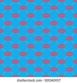 Oval of rhombuses, line seamless pattern. Fashion graphic background design. Modern stylish abstract colorful texture. Template for prints, textiles, wrapping, wallpaper, website VECTOR illustration