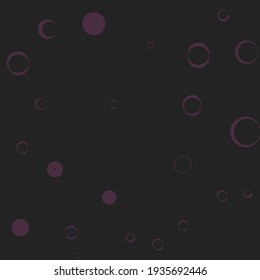 Oval Round Calm Design Pic. Black Retro Violet Curves Modern Style Background. Classical Donut Light Grey Elegant Circles Art Illustration. Pink Strict Dark Bagel Purple Minimal Modern Art Pattern.