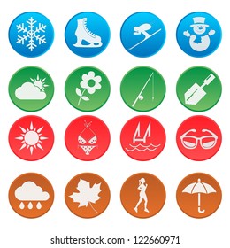oval season weather icon