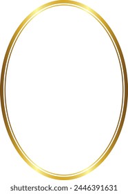 Oval Shape Gold picture frame luxury golden frame gold border Golden vector framework banner decoration decorative element template isolated background frame picture wedding frames anniversary