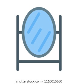 Oval Shaped Mirror