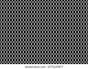 Oval Shaped Motifs Pattern, can use for Decoration, Ornate, Wallpaper, Background, Tile, Floor, Textile, Fabric, Fashion, Wrapping or Graphic Design Element. Vector Illustration