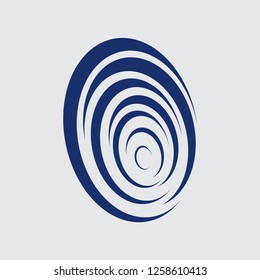 oval vector illustration