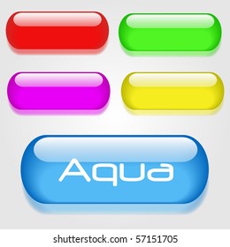 Oval Vector Web Buttons