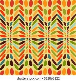 Ovals colorful abstract background. Vector illustration oval.