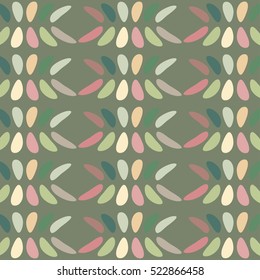 Ovals colorful abstract background. Vector illustration oval.