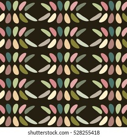 Ovals colorful abstract background. Vector illustration oval.