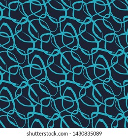 Ovals. Vector illustration. Seamless pattern.