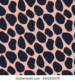 Ovals. Vector illustration. Seamless pattern.