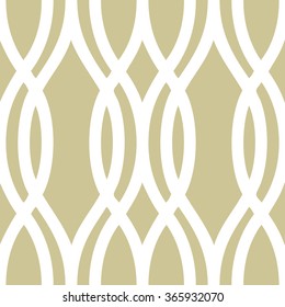 Ovate lattice  pattern seamless vector background tile