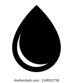 
Ovate shaped shape is here to symbol drop icon
