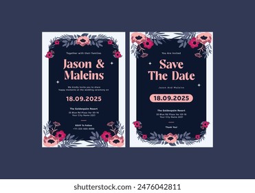 Ovaztine Wedding Invitation Template**_ is clean, modern, simply style, and moreover it’s friendly use. It’s Quick And Easy to use to save your time.