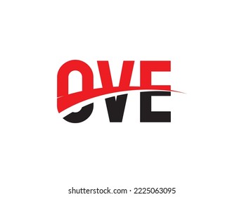OVE Letter Initial Logo Design Vector Illustration