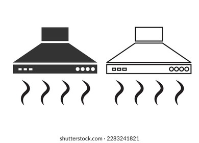 Ovem kitchen icon. Kitchenwave background vector ilustration.