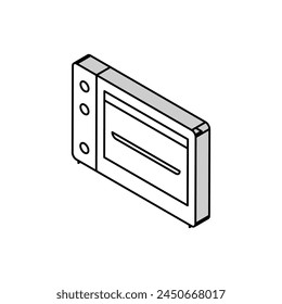 oven appliance isometric icon vector. oven appliance sign. isolated symbol illustration