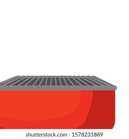 oven barbecue equipment isolated icon vector illustration design