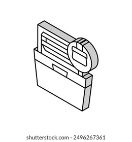 Icono de limpieza isométrico del horno. Vector de limpieza del horno. ilustración de símbolo aislado