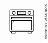 oven cook icon sign vector