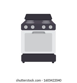 Oven flat icon. You can be used oven icon for several purposes like: websites, print templates, presentation templates, promotional materials, info-graphics, web and mobile phone apps.