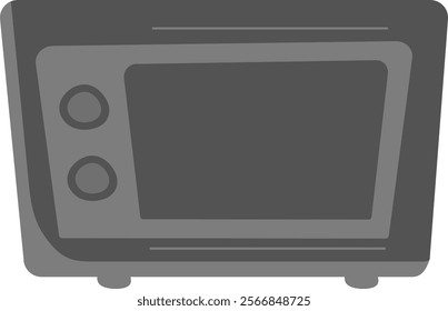 Oven Generic Grey illustration Vector Art