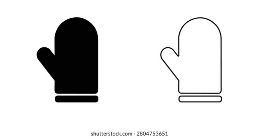 Oven glove Icon, Oven glove Logo, Oven glove vector illustration