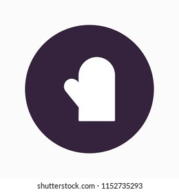 oven glove icon vector