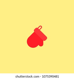 oven glove vector icon