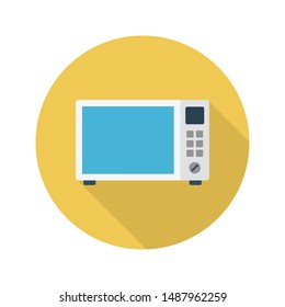 oven glyph flat vector icon