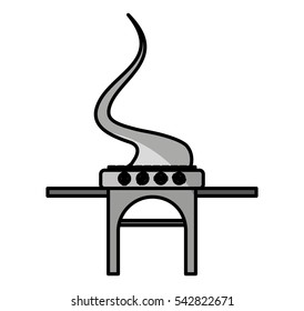 oven grill bbq icon vector illustration design