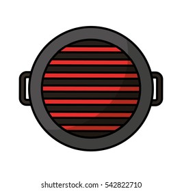 oven grill bbq icon vector illustration design
