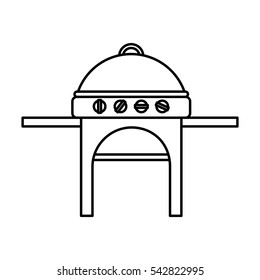 oven grill bbq icon vector illustration design