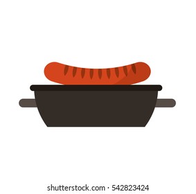 oven grill bbq icon vector illustration design