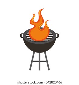 oven grill bbq icon vector illustration design