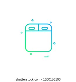 Oven icon design vector 