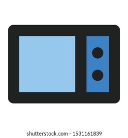 Oven icon in filled outline style