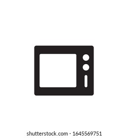Oven icon with glyph style. Vector illustration
