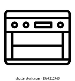 oven icon glyph vector design 