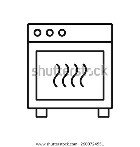 Oven icon isolated. simple vector icon on white background