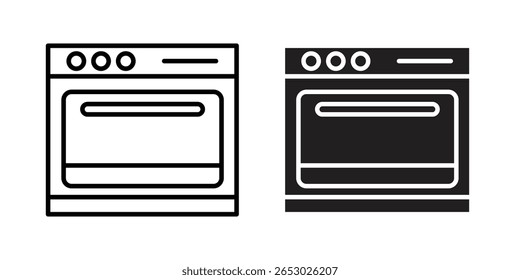 ícone Forno Design de logotipo Modelo de vetor Ilustração