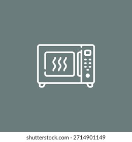 Oven icon logo flat vector design