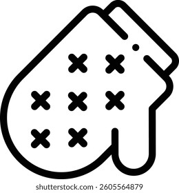 oven icon. Thin Linear Style Design Isolated On White Background