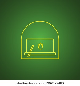 Oven icon vector