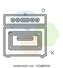 Oven icon vector can be used as png, Oven