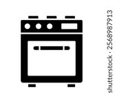 oven icon vector design template simple and clean