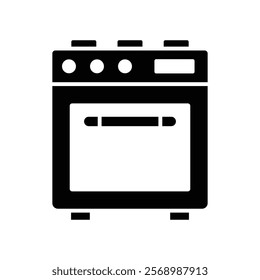 oven icon vector design template simple and clean