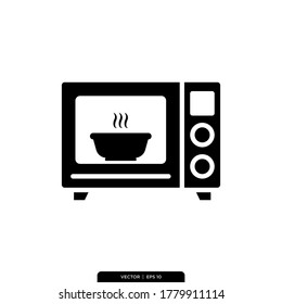 oven Icon Vector Illustration Logo Template 