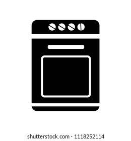 Oven icon vector icon. Simple element illustration. Oven symbol design. Can be used for web and mobile.