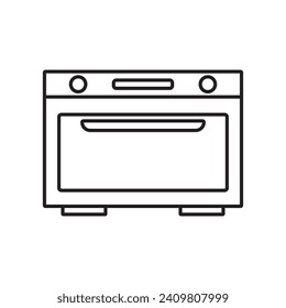 oven icon vector template illustration logo design