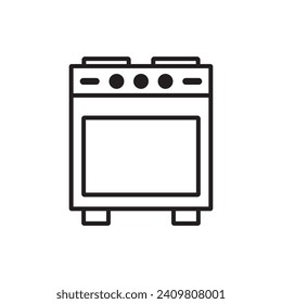 diseño del logotipo de la ilustración de la plantilla de vectores de iconos de horno